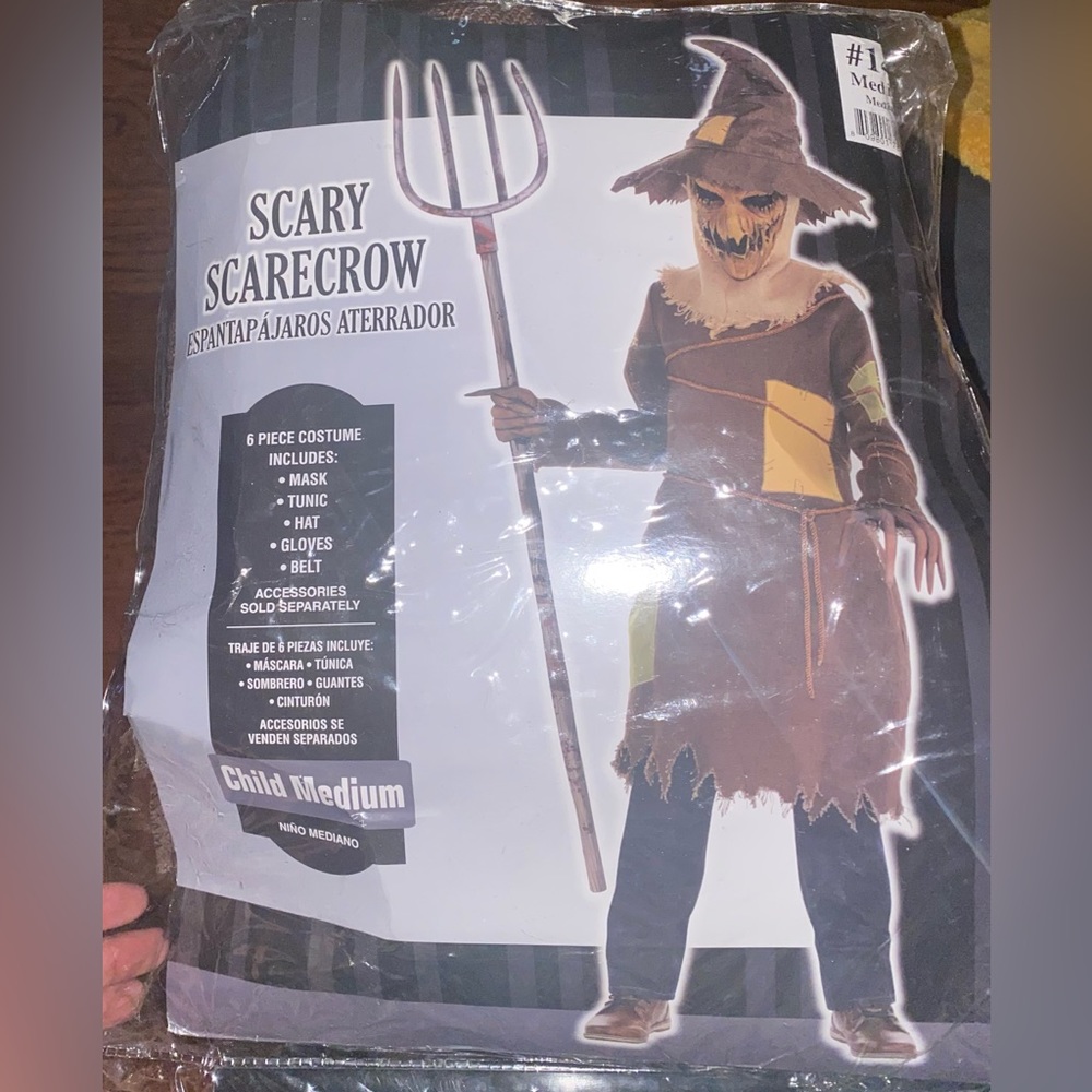 Scary Scarecrow Child Costume Medium
